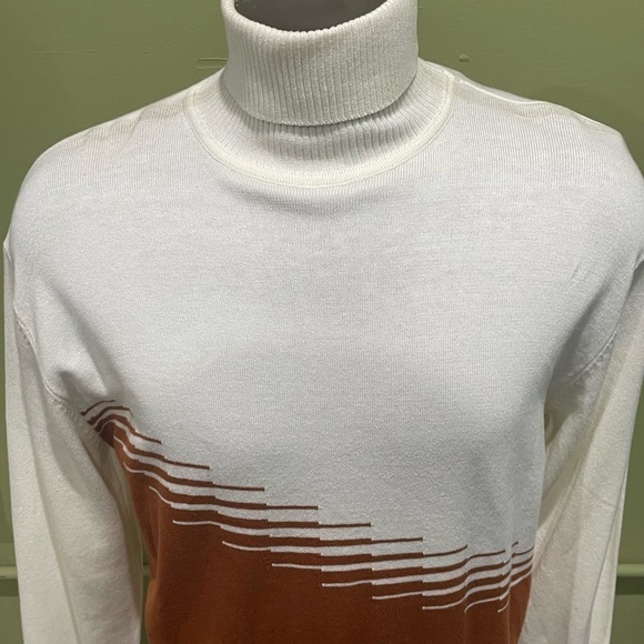 Lavane sweater turtleneck cream/cognac regular fit - Picture 3 of 3